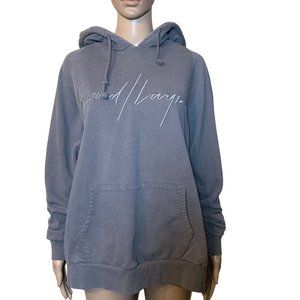 Second/Layer Hoodie Pullover Sweatshirt Mens Sz M Made in USA Cotton. #22